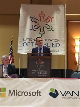 Fernando Riaño vicepresidente primero de la Unión Mundial de Ciegos