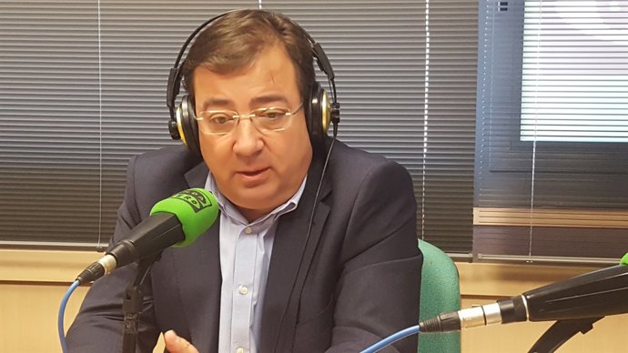 Fernández Vara en una entrevista en Onda Cero 