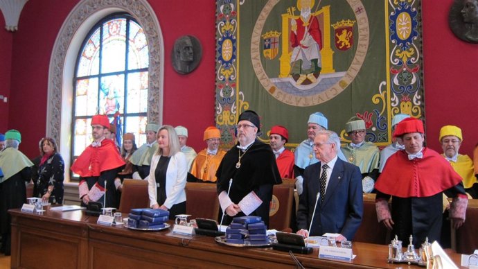 Celebración del patrón de la Universidad de Zaragoza en el Edificio Paraninfo