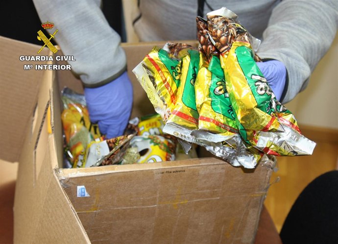 Guardia Civil interviene más de 5 kilos de cocaína bajo la apariencia de café