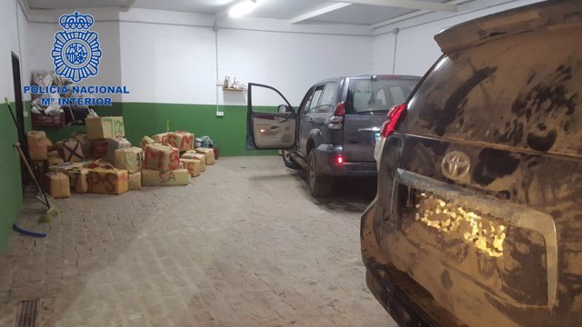 Operación de incautaciópn de 1.500 kilos de hachís en La Línea