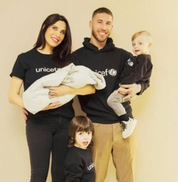 Sergio Ramos, con UNICEF