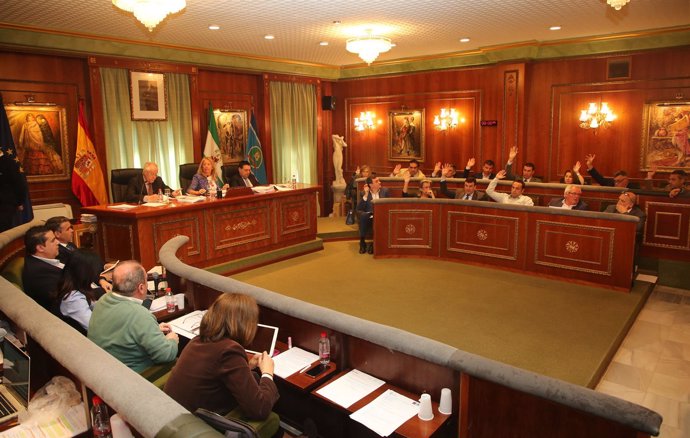 Pleno del Ayuntamiento de Marbella marzo 2018