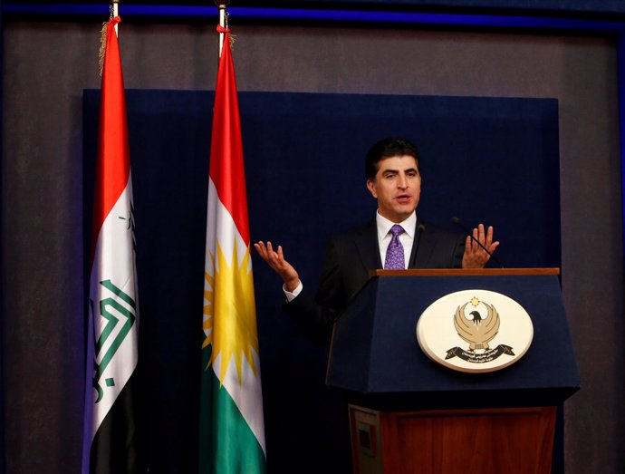 El primer ministro del Gobierno regional del Kurdistán, Nechirvan Barzani