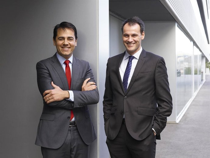 Miquel Ángel Bonachera i Sergi Audivert, fundadors d'AB-Biotics