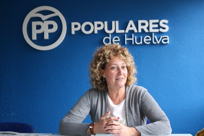 La candidata independiente del PP a la alcaldía de la capital, Pilar Marín. 