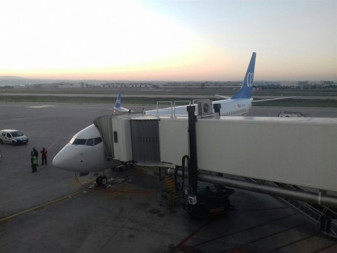 Aeroport, Palma, avió, air europa, finger, pista, són sant joan, recurs