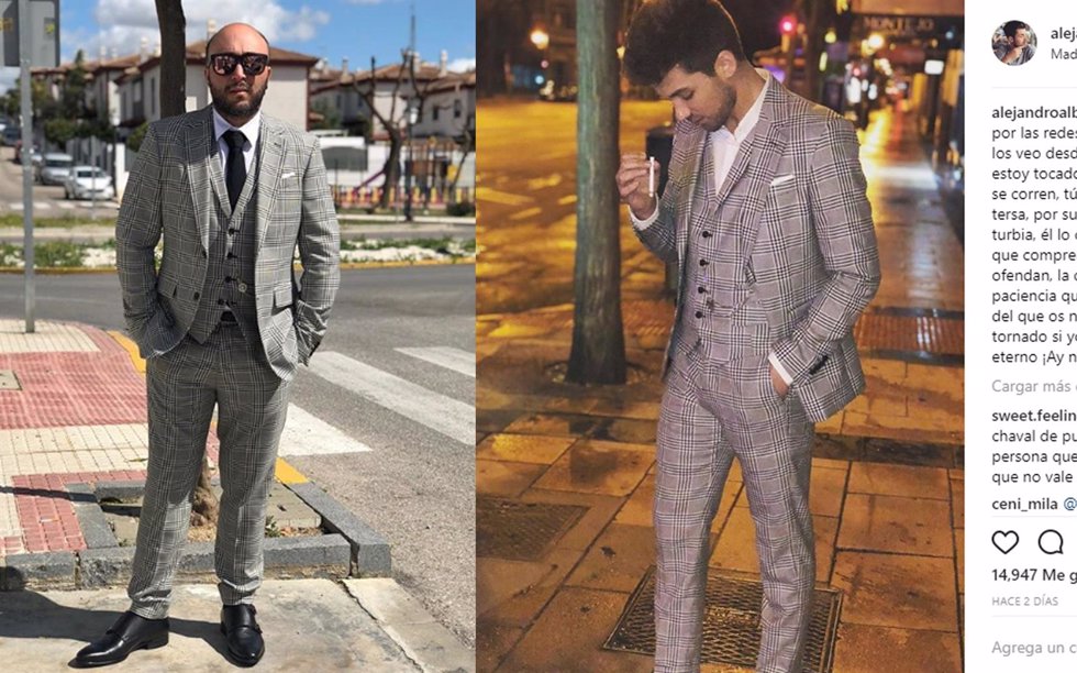 Alejandro albala y kiko rivera en instagram mismo traje Zara