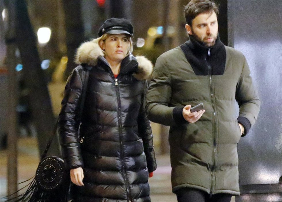 Adriana Abenia embarazada y su marido Sergio Abad, su mejor apoyo 