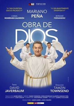 Cartel de la comedia "Obra de Dios"