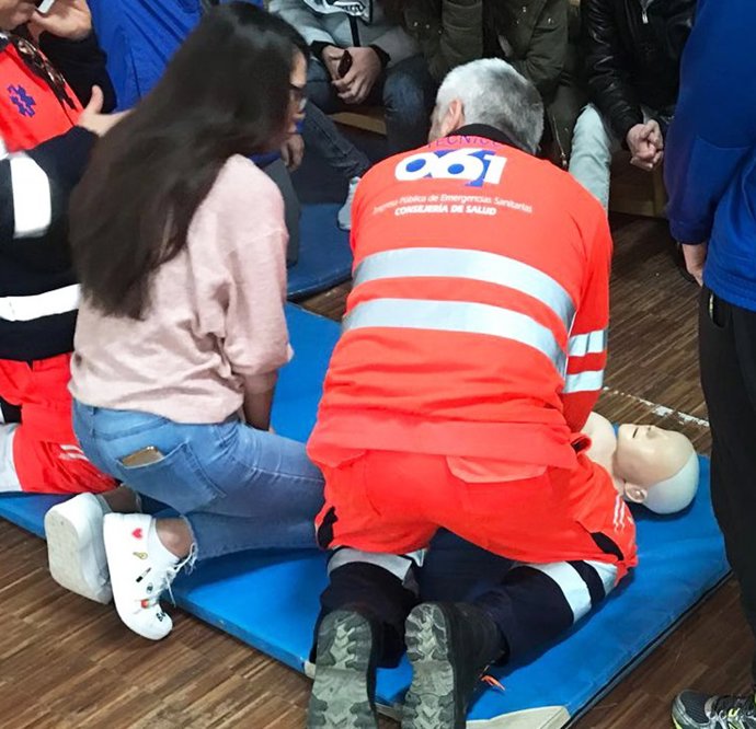 Formación de emergencia sanitaria para escolares