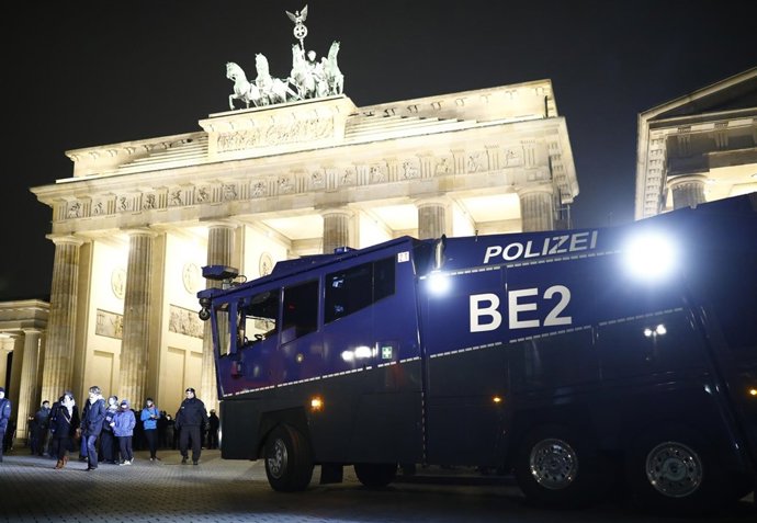 Un vehículo de la Policía alemana