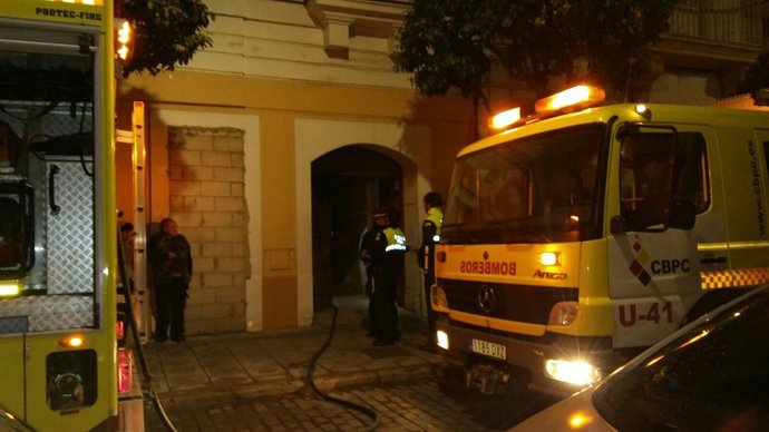 Incendio en una vivienda de El Puerto de Santa María