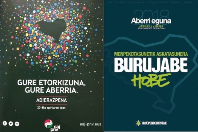 Carteles del Aberri Eguna 