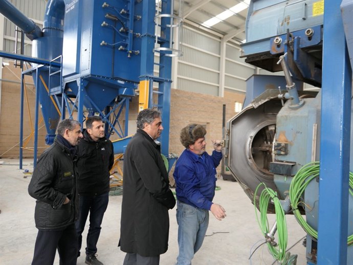 Planta de fabricación de biomasa y pellets