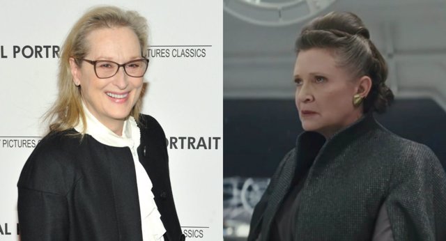 Meryl Streep y Carrie Fisher