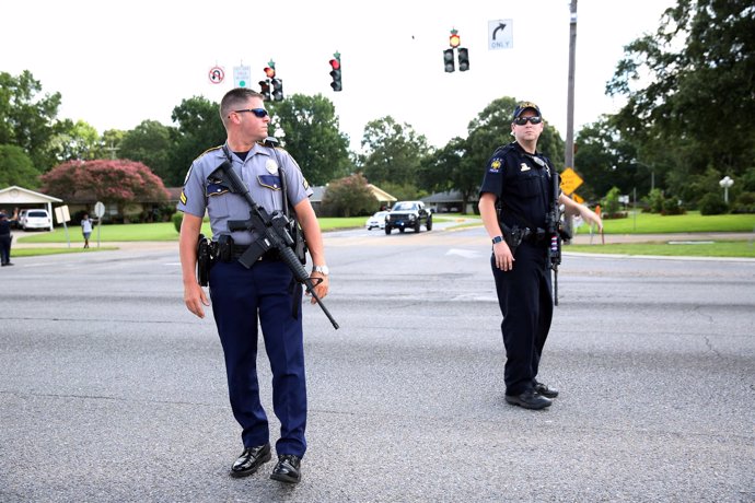 Policías en Baton Rouge, Luisiana