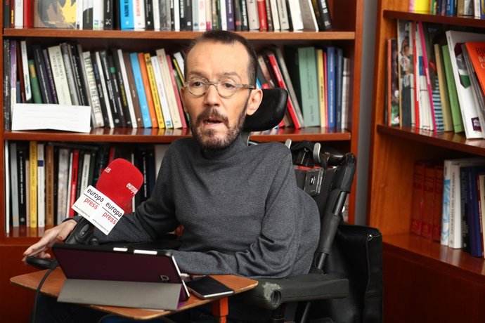 Entrevista al secretari d'Organització de Podem, Pablo Echenique