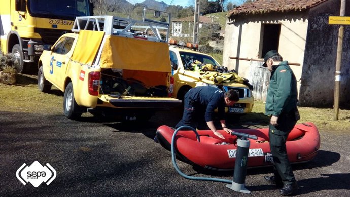 Dispositivo de búsqueda de un hombre desaparecido en Llanes
