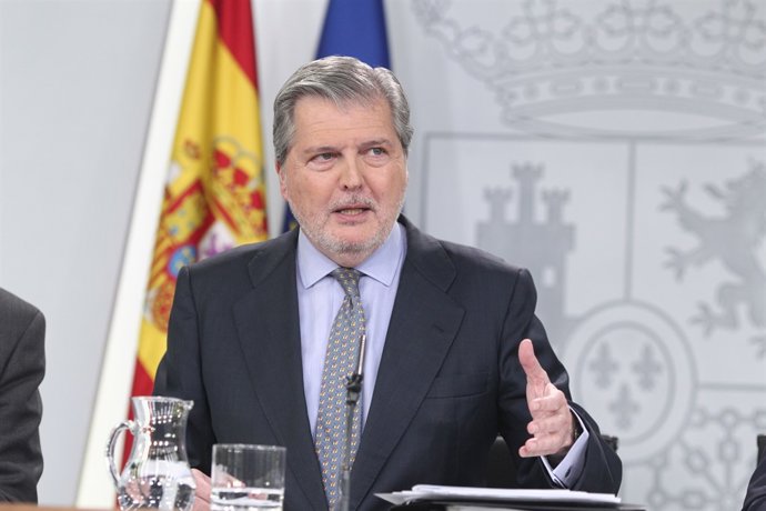 Roda de premsa d'Iñigo Méndez de Vigo després del Consell de Ministres