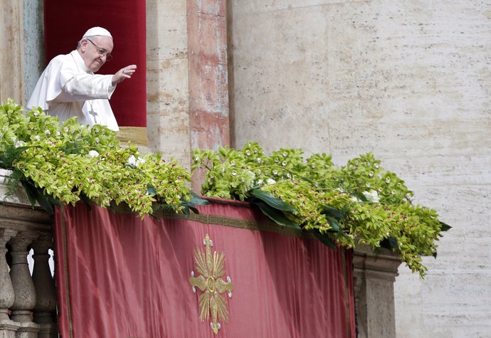 El Papa Francisco durante el Urbi et Orbi
