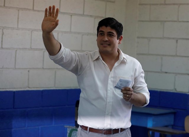 El presidente electo de Costa Rica, Carlos Alvarado Quesada.