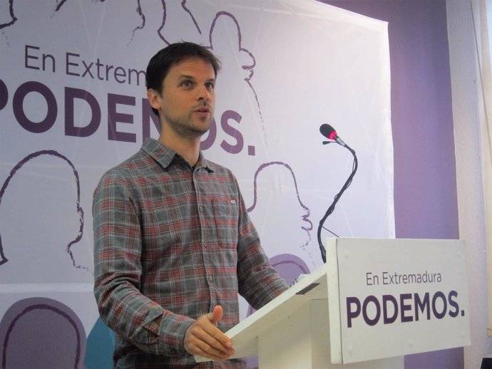 Secretario general de Podemos Extremadura, Álvaro Jaén