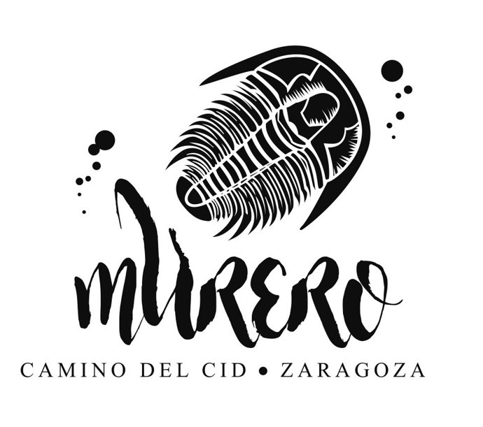 Sello con un fósil de trilobite que representa a Murero en el Camino del Cid