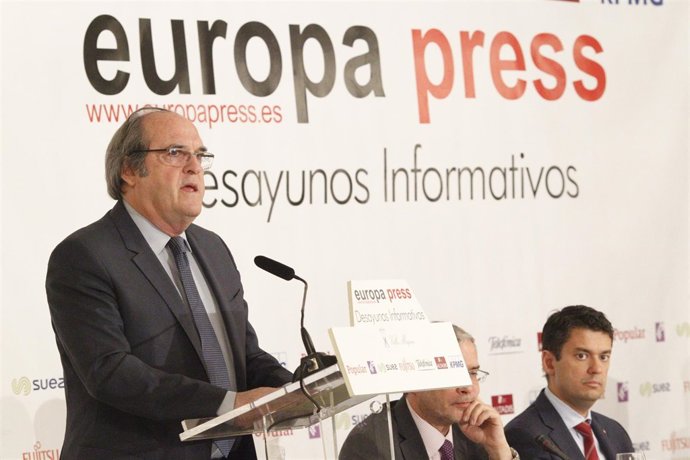 Ángel Gabilondo en un desayuno informativo de Europa Press