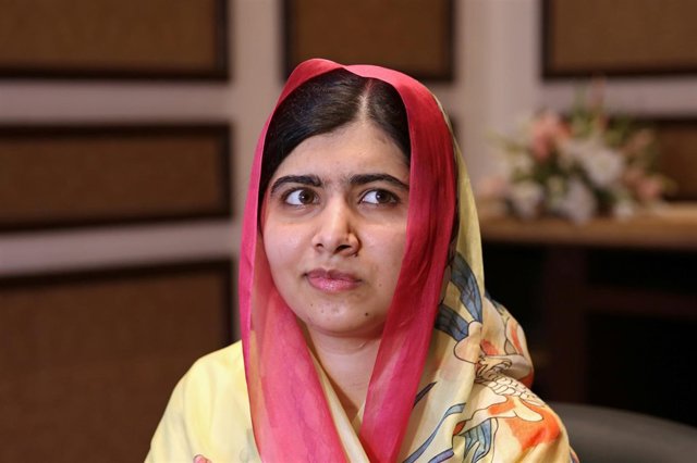 Foto de Malala en una entrevista con Reuters en Islamabad. 
