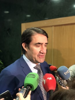 Suárez-Quiñones atiende a los medios de comunicación, 2-3-18