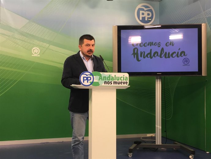 El vicesecretario de Organización, Formación y Electoral del PP-A, Toni Martín