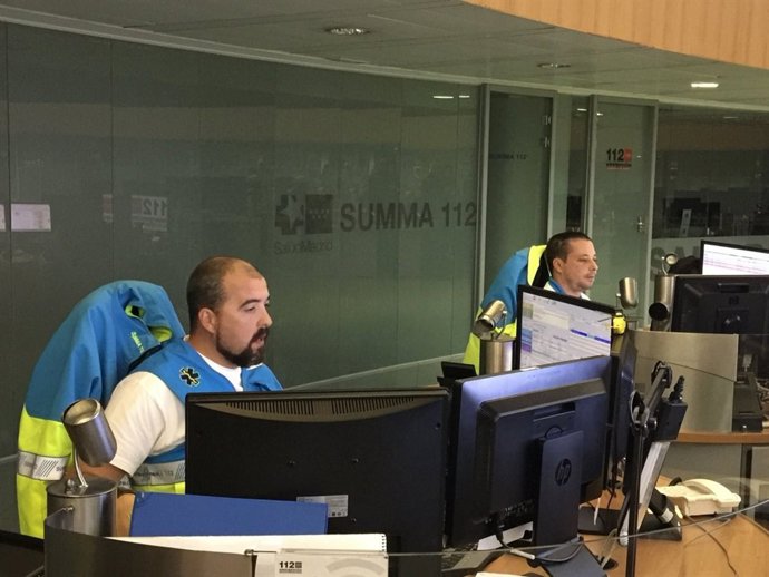 Centro de gestión de llamadas del SUMMA 112