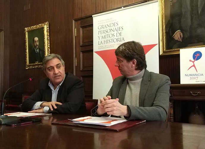 Presentación de las II Jornadas de Novela Histórica de Soria 02-04-2018