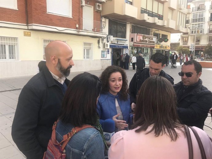 Inmaculada Nieto, de IU, en un acto de Memoria Histórica
