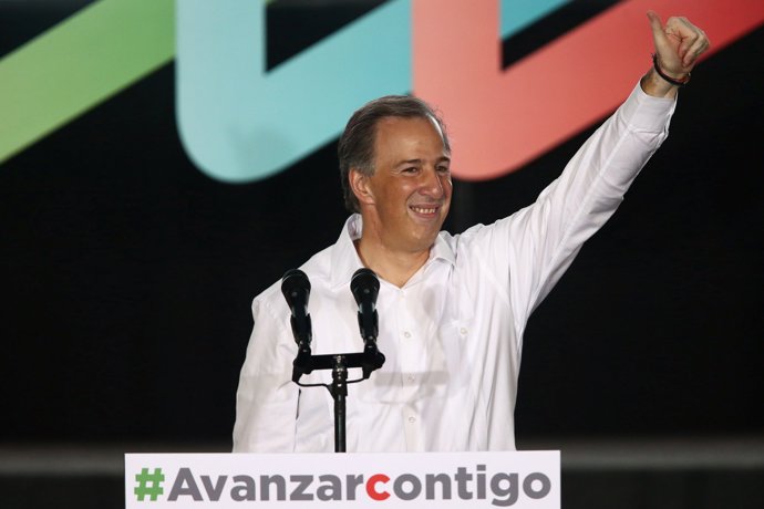 El candidato presidencial del PRI, José Antonio Meade