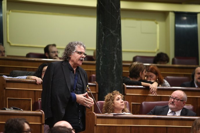 Joan Tardà en la sessió de control al Govern al Congrés