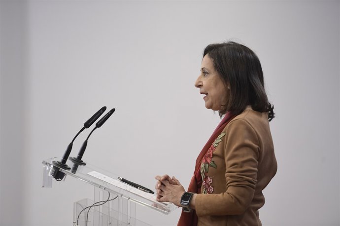 Roda de premsa de la portaveu del PSOE, Margarita Robles, al Congrés