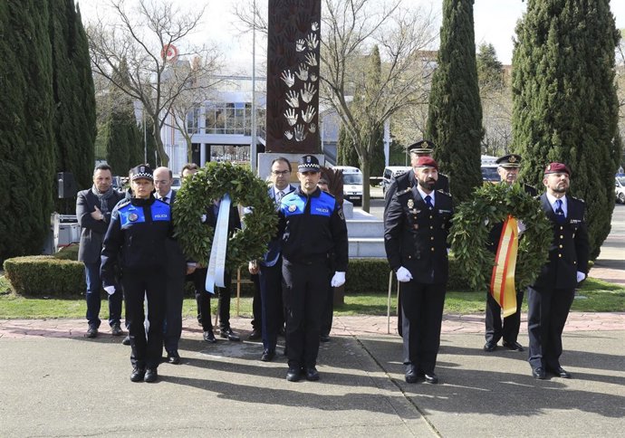 Acto en Leganés por los fallecidos el 11 de marzo de 2004