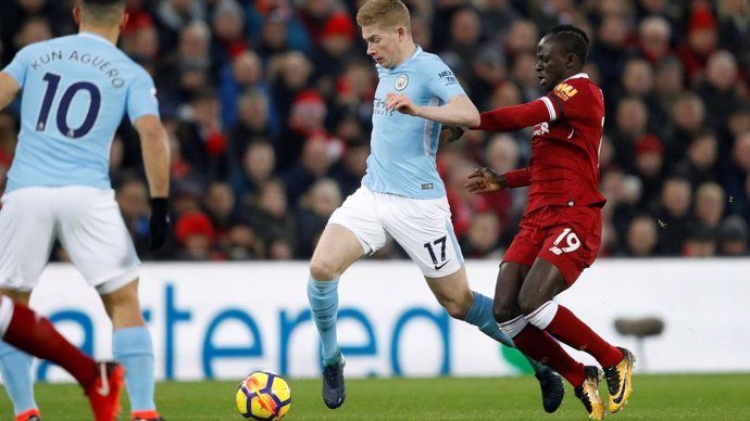 De Bruyne en el Manchester City - Liverpool