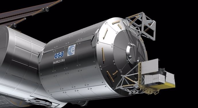 Observatorio ASIM ubicado en el exterior de Columbus, en la Estación Espacial