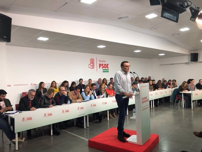 El secretario general del PSOE de Huelva, Ignacio Caraballo.