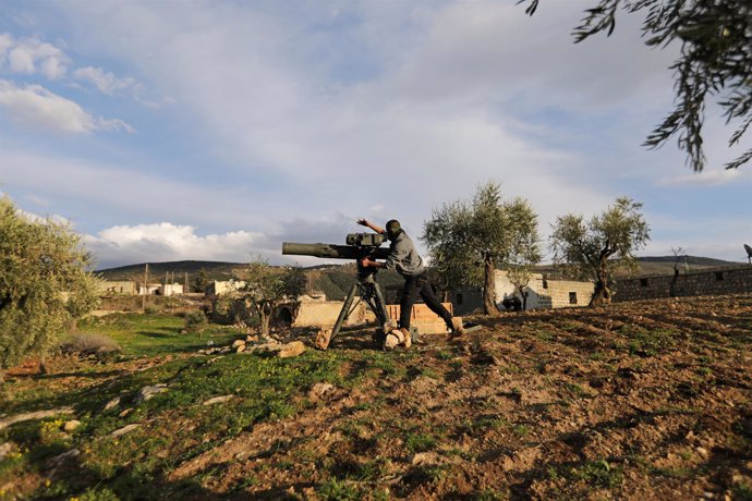 Miliciano sirio del Ejército Libre de Siria