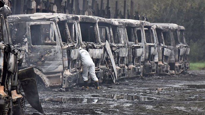 Camiones quemados en Chile, 'Operación Huracán'