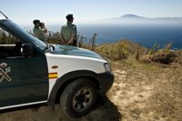 Intervenida más de una tonelada de hachís que era descargada en una playa de Algeciras