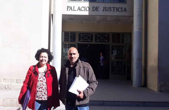 Raquel Pérez y David Rodríguez, tras prestar declaración la semana pasada