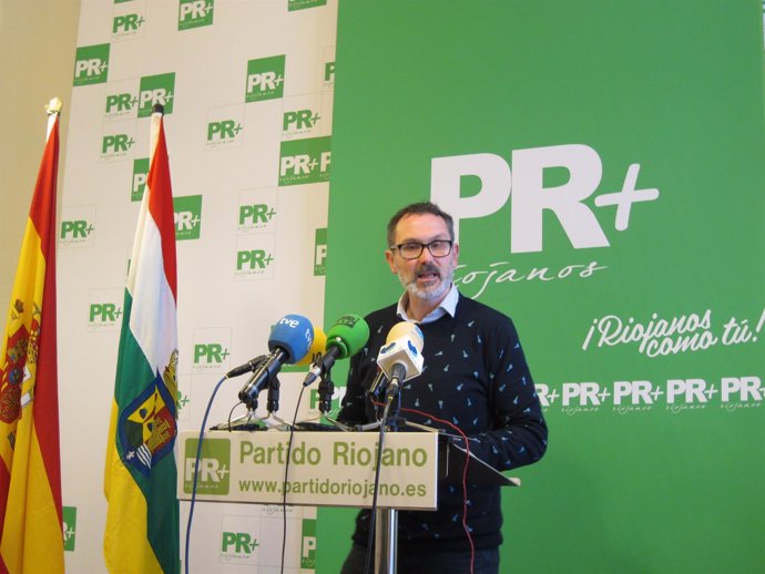 El presidente del PR+, Rubén Antoñanzas                           