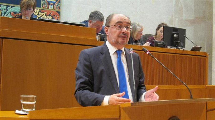 Javier Lambán, presidente del Gobierno de Aragón               