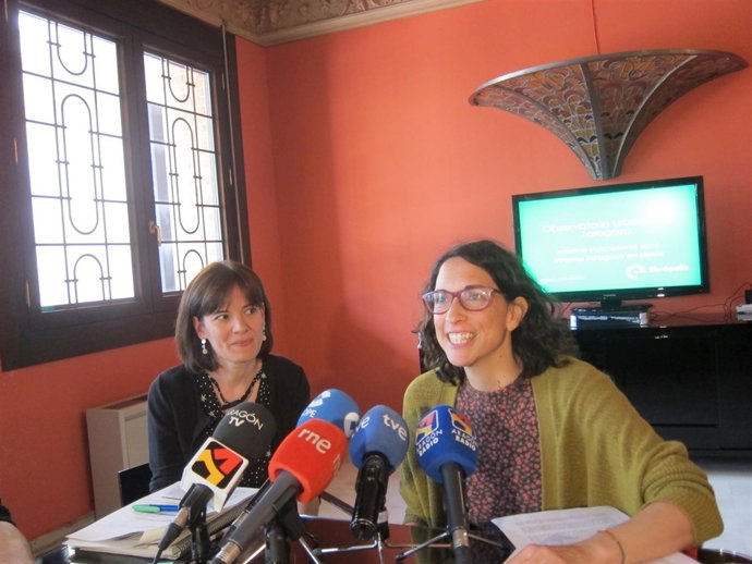 Elena Giner y Laura Fuertes presentan informe de Ebrópolis de 2016           