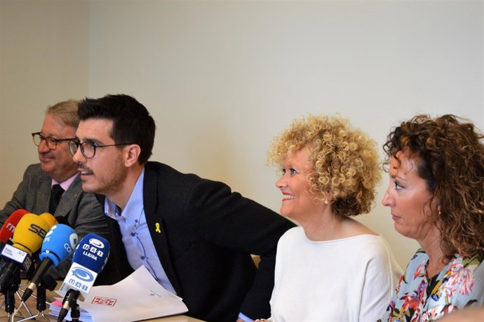 Paco Cerdá, Toni Postius, Carme Culleré y Marta Gispert (PDeCAT)